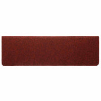 Tappetini Autoadesivi per Scale 20 pz Rosso Bordò 65x21x4 cm 3365719
