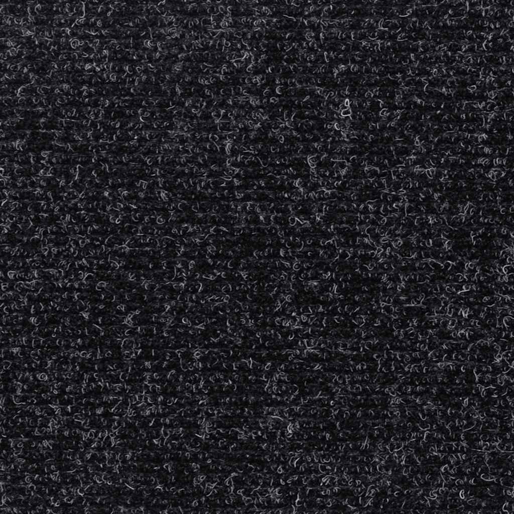 Tappetini per Scale Autoadesivi 30 pz Neri 76x20cm Rettangolari 3365723