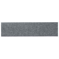 Tappetini per Scale Autoadesivi 30 pz Grigio Chiaro 76x20 cm