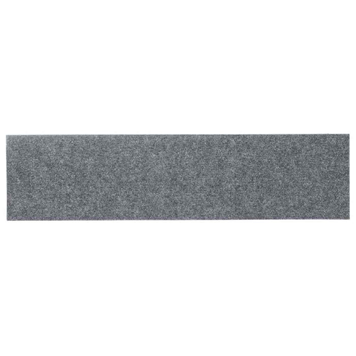 Tappetini per Scale Autoadesivi 30 pz Grigio Chiaro 76x20 cm