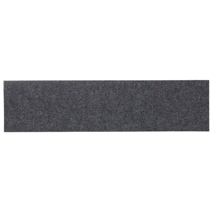 Tappetini per Scale Autoadesivi 30 pz Grigio Chiaro 76x20 cm 3365724
