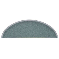 Tappetini per scale 30 pz 56x17x3 cm Blu mare Semicircolari 3365742
