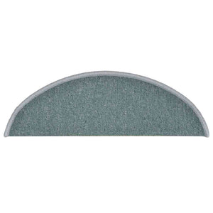 Tappetini per scale 30 pz 56x17x3 cm Blu mare Semicircolari 3365742