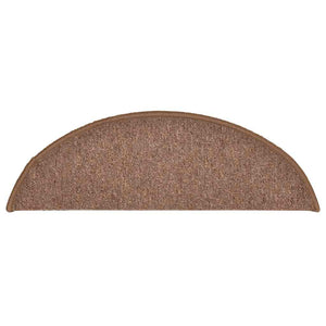 Tappetini per Scale 30 pz Marroni 56x17x3 cm