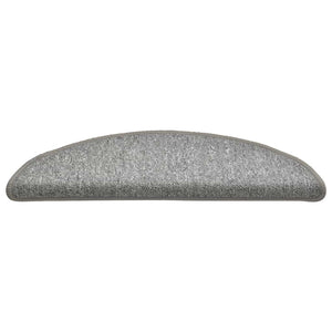 Tappetini per Scale 30 pz Grigio Chiaro 56x17x3 cm 3365746