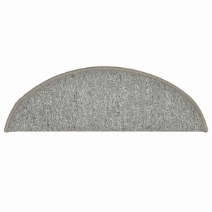 Tappetini per Scale 30 pz Grigio Chiaro 56x17x3 cm 3365746