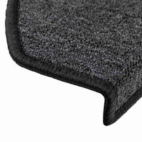 Tappetini per scale 30 pz 65x24x4 cm Antracite Semicircolari Grandi 3365749