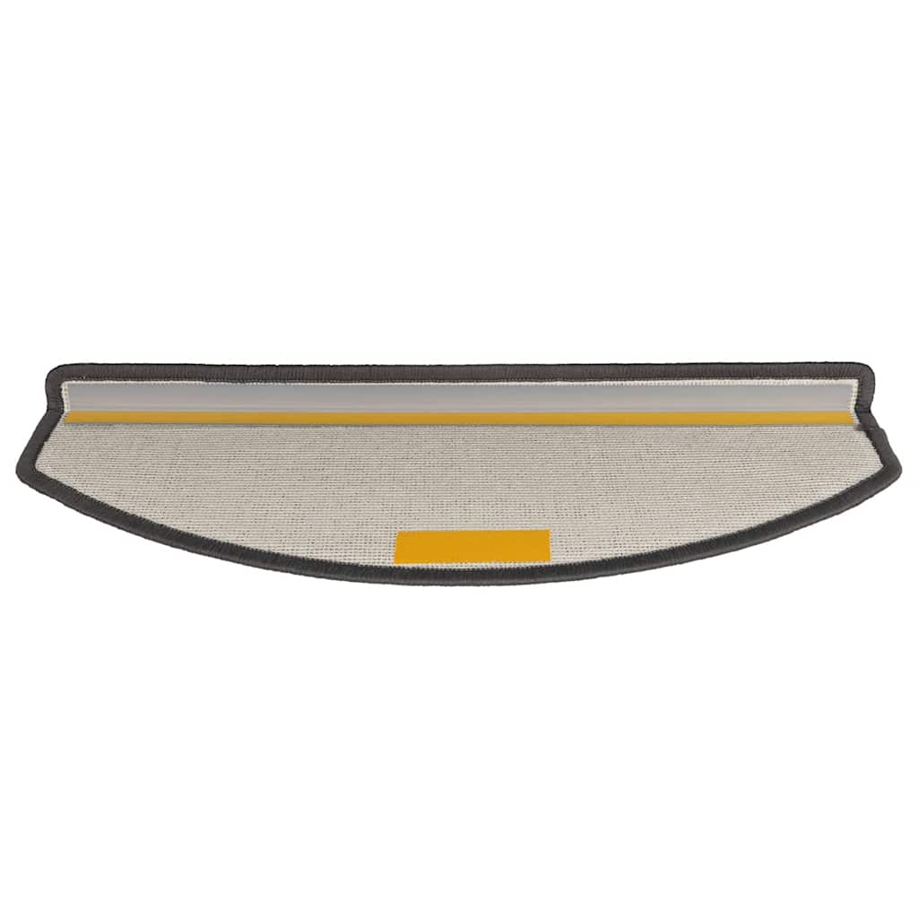 Tappetini per scale 30 pz 65x24x4 cm Grigio scuro Semicircolari Grandi 3365750