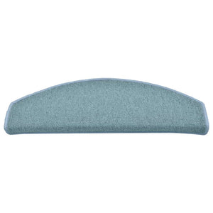 Tappetini per scale 30 pz 65x24x4 cm Blu mare Semicircolari Grandi 3365758