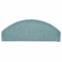 Tappetini per scale 30 pz 65x24x4 cm Blu mare Semicircolari Grandi 3365758