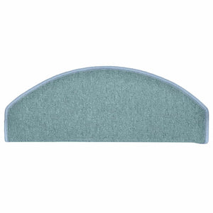 Tappetini per scale 30 pz 65x24x4 cm Blu mare Semicircolari Grandi 3365758