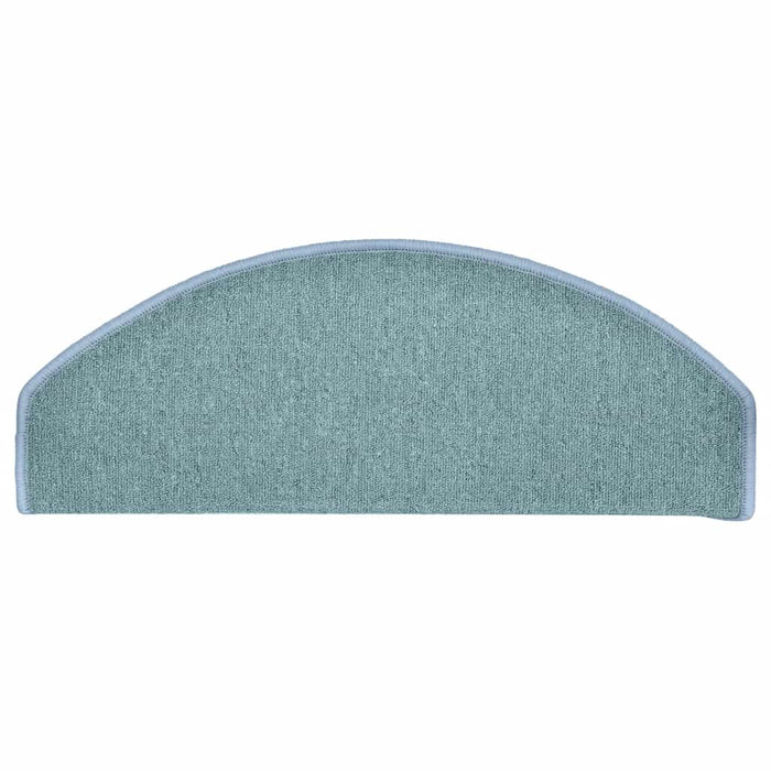 Tappetini per scale 30 pz 65x24x4 cm Blu mare Semicircolari Grandi 3365758