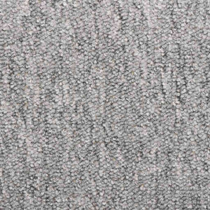 vidaXL Tappetini per scale 30 pz 65x21x4 cm Grigio chiaro Bordo rettangolare