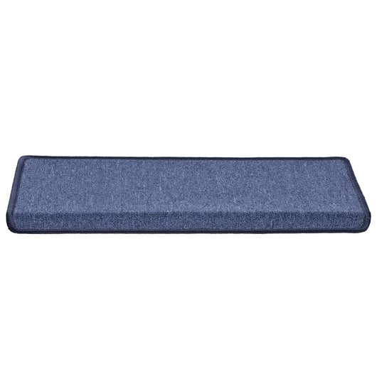 Tappetini per scale 30 pz 65x21x4 cm Blu Bordo rettangolare 3365772