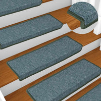 Tappetini per Scale 30 pz 65x21x4 cm Verdi