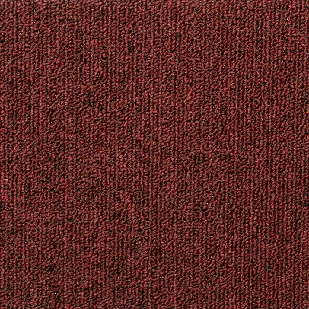 Tappetini per scale 30 pz 65x21x4 cm Bordeaux bordo rettangolare 3365779