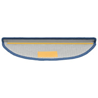 Tappetini per scale 20 pz 56x17x3 cm blu semicircolari 3365788