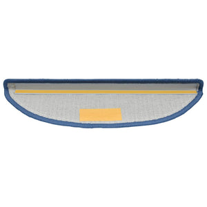 Tappetini per scale 20 pz 56x17x3 cm blu semicircolari 3365788