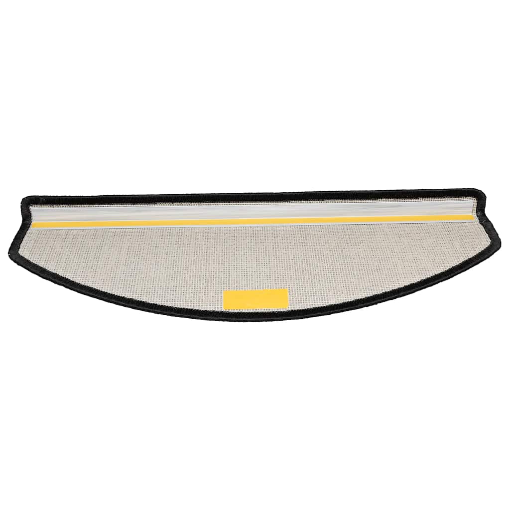 Tappetini per scale 20 pz 65x24x4 cm Antracite Semicircolari Grandi 3365789