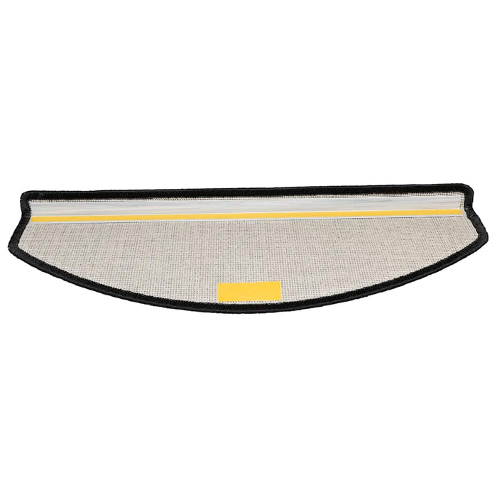 Tappetini per scale 20 pz 65x24x4 cm Antracite Semicircolari Grandi 3365789