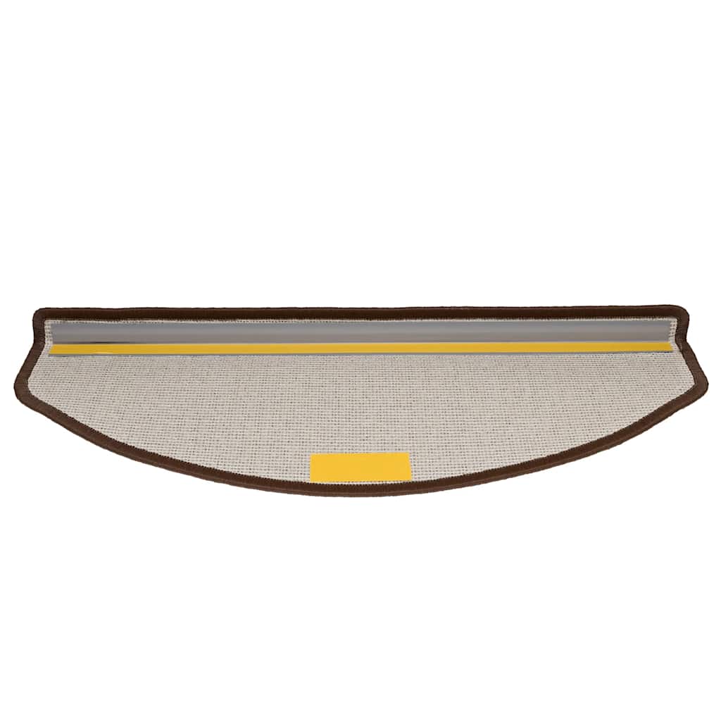 Tappetini per Scale 20 pz Marrone Caffè 65x24x4 cm