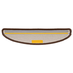 Tappetini per Scale 30 pz Marroni 56x17x3 cm 3365802