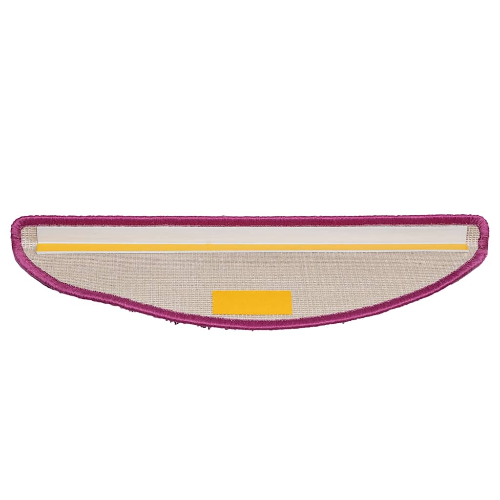 Tappetini per scale 30 pz 56x17x3 cm Viola Semicircolari 3365804