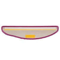 Tappetini per scale 30 pz 56x17x3 cm Viola Semicircolari 3365804