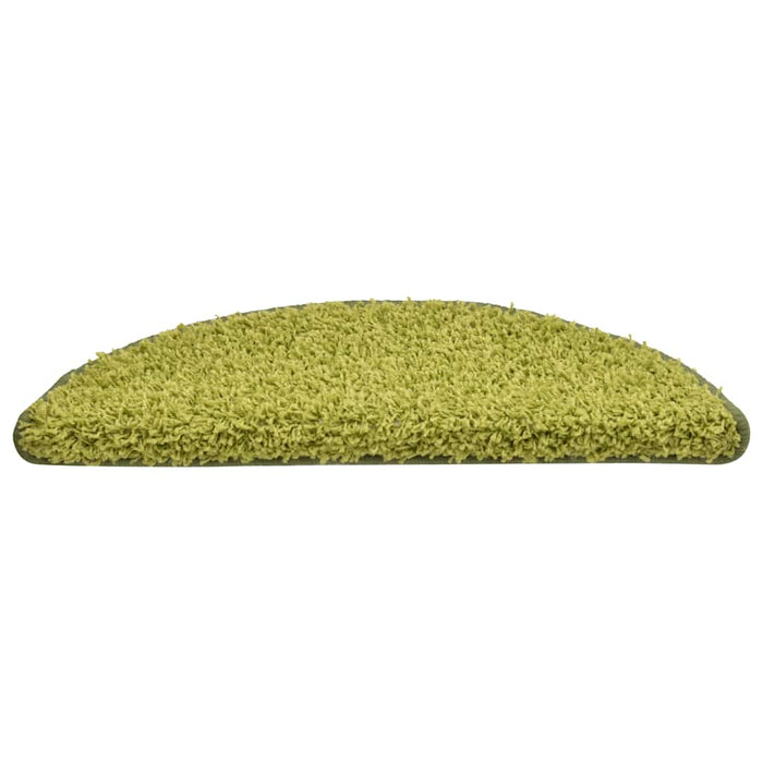 Tappetini per scale 30 pz 56x17x3 cm Verde Semicircolari 3365810