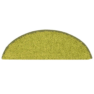 Tappetini per scale 30 pz 56x17x3 cm Verde Semicircolari 3365810
