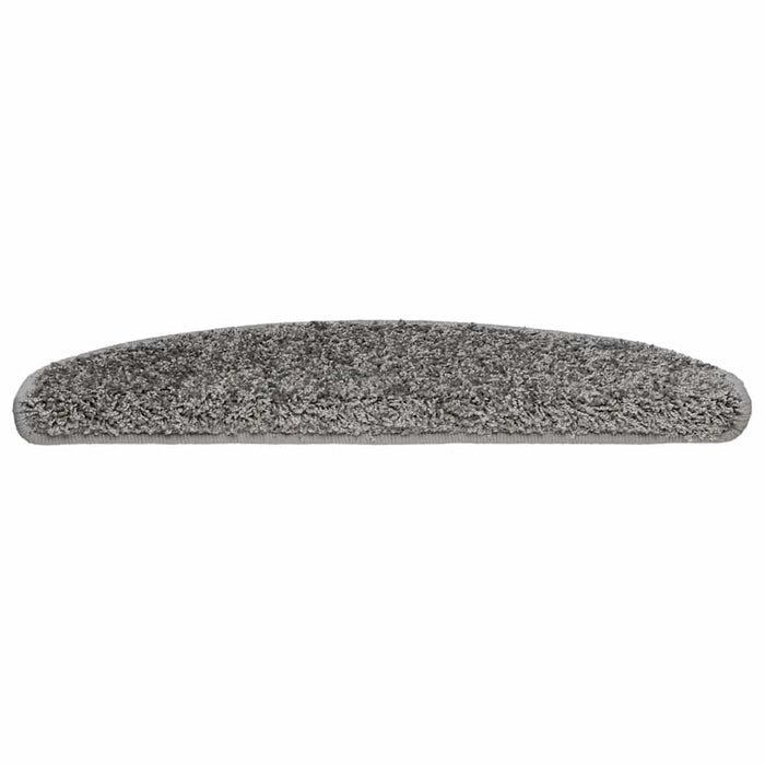 Tappetini per scale 30 pz 65x21x4 cm Grigio Semicircolari Grandi 3365812