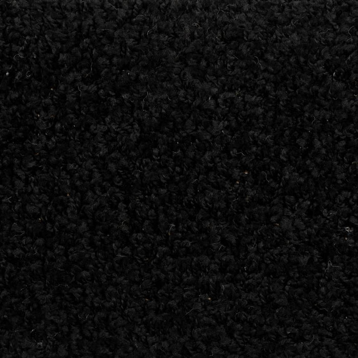 vidaXL Tappetini per scale 30 pz 65x21x4 cm Nero Semicircolari Grandi