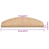 Tappetini per Scale 30 pz Oro 65x21x4 cm