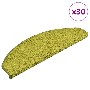 Tappetini per Scale 30 pz Verdi 65x21x4 cm