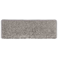 Tappetini per scale 30 pz 65x21x4 cm Grigio Bordo rettangolare 3365825