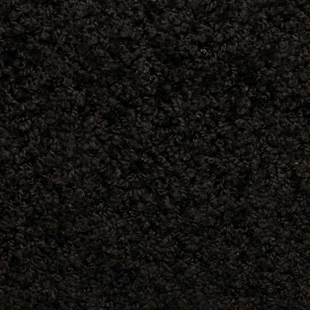 vidaXL Tappetini per scale 30 pz 65x21x4 cm Nero Bordo rettangolare