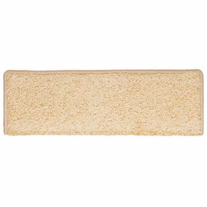 Tappetini per scale 30 pz 65x21x4 cm Crema Bordo rettangolare 3365829