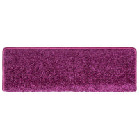 Tappetini per scale 30 pz 65x21x4 cm Viola Bordo rettangolare 3365830