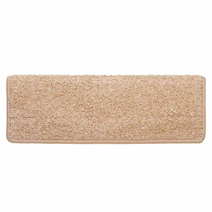 Tappetini per scale 30 pz 65x21x4 cm Oro Bordo rettangolare 3365834