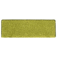 Tappetini per scale 30 pz 65x21x4 cm Verde Bordo rettangolare 3365836