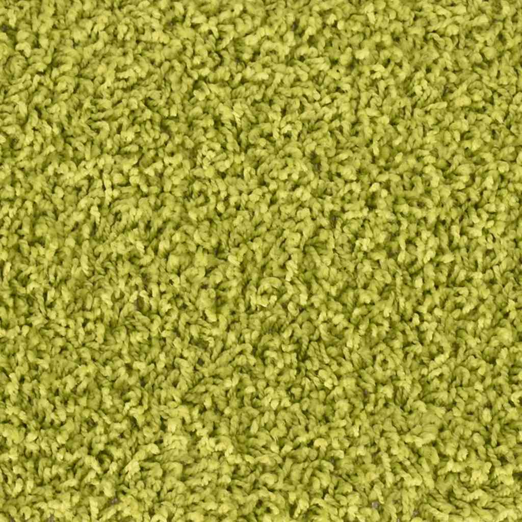 vidaXL Tappetini per scale 30 pz 65x21x4 cm Verde Bordo rettangolare