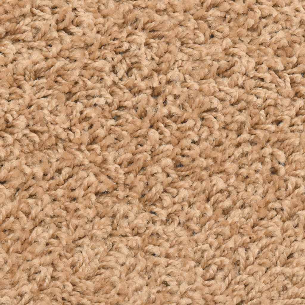 vidaXL Tappetini per scale 20 pz 56x17x3 cm Beige Semicircolari