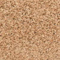vidaXL Tappetini per scale 20 pz 56x17x3 cm Beige Semicircolari