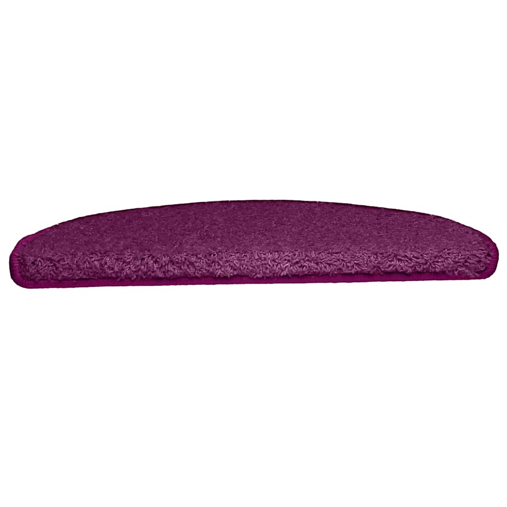 Tappetini per scale 20 pz 65x21x4 cm Viola Semicircolari Grandi 3365850
