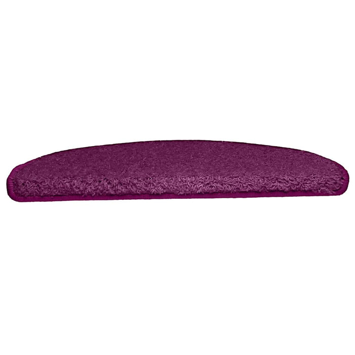 Tappetini per scale 20 pz 65x21x4 cm Viola Semicircolari Grandi 3365850