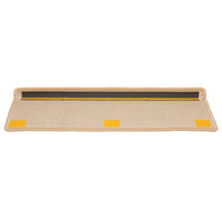 Tappetini per scale 20 pz 65x21x4 cm Crema Bordo rettangolare 3365855