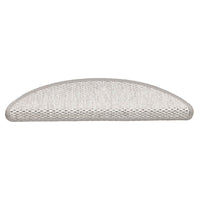 vidaXL Tappeti Adesivi Scale Aspetto Sisal 30 pz 56x17x3 cm Platino