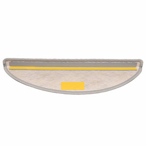 Tappeti Adesivi Scale Aspetto Sisal 30 pz 56x17x3 cm Platino 3365858