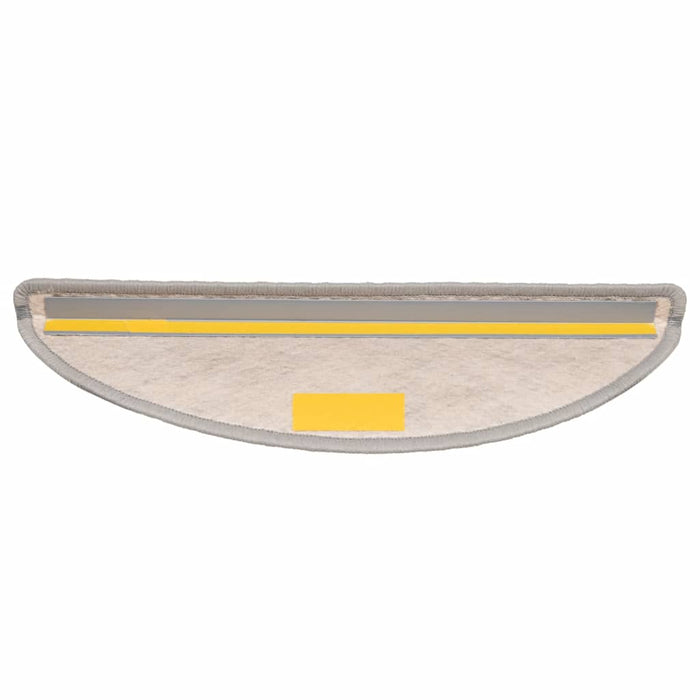 Tappeti Adesivi Scale Aspetto Sisal 30 pz 56x17x3 cm Platino 3365858