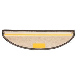 Tappeti Adesivi per Scale Sisal 30pz 56x17x3 cm Beige Marrone